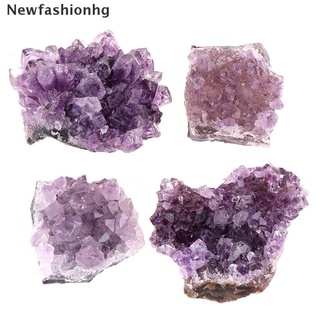 (arichbluehg) amatista natural racimo de cuarzo cristal mineral piedra curativa mineral mineral en venta