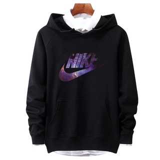 Nike sweater men women autumn Korean ins loose trend wild hoodie bf handsome solid color simple personality wild outdoor sports leisure breathable lightweight fashion youth pullover blazer