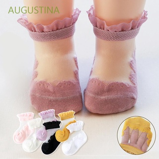 WALKERS Augustina nuevo bebé volantes calcetines primeros caminantes encaje tobillo calcetín flor lindo princesa verano niño niña Prewalker/Multicolor