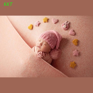 KKT 5Pcs DIY Handmade Baby Wool Felt Ornament Home Party Decoration Photography Prop