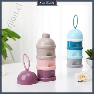bebé multicapa de gran capacidad sellado niños leche en polvo latas de snack recipiente [surjion] (6)