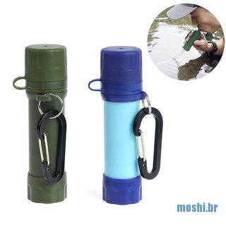 Moshi botella De agua De supervivencia Portátil Filtro De agua De paja Para acampar/ejercicio/exteriores