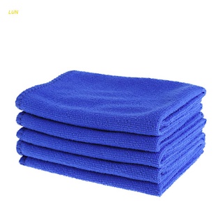 Lun 5 pzs toallas De limpieza De Microfibra suaves y absorbentes Para lavado De coche