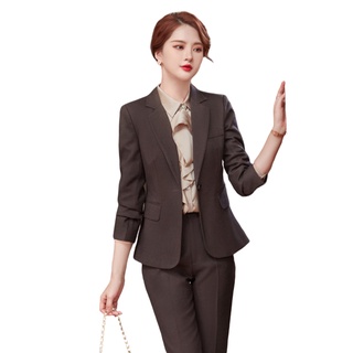 Autumn and Winter long sleeves business suit slim jacket temperament business formal wear work clothes fashion suit wome