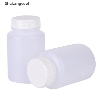 [SKC] 100 Ml Botella De Plástico Transparente En Forma De Cilindro Químico Para Almacenamiento , 2 Unidades Shakangcool