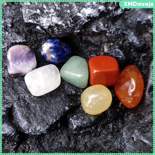 14 piezas de piedras de energía de cristal amatista topacio gemas especímenes colección yoga