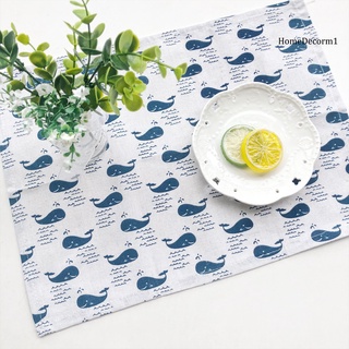 【Ready Stock】BAR-Placemat Eco-friendly Napkins Design Fabric Rectangle Table Mat Supplies for Kitchen (2)