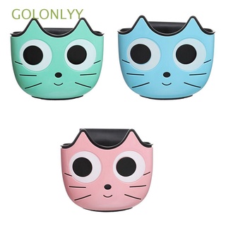 GOLONLYY New Drain Bag Adjustable Soap Sponge Storage Sink Shelf Cute Cat Durable Kitchen Bathroom Holder Home Drain Basket/Multicolor