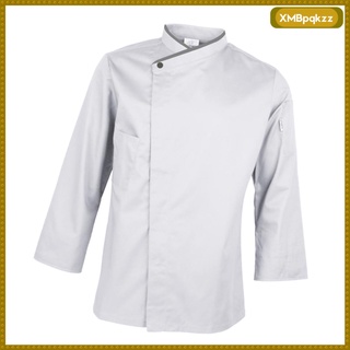 chef abrigo cómodo manga larga servicio de alimentos catering cocina camisas ropa de trabajo