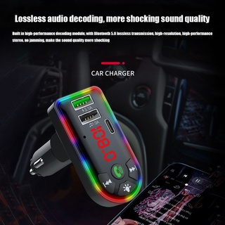 Ber FM Transmitter Bluetooth Car MP3 Player LED Display Dual USB QC3.1 Charger
