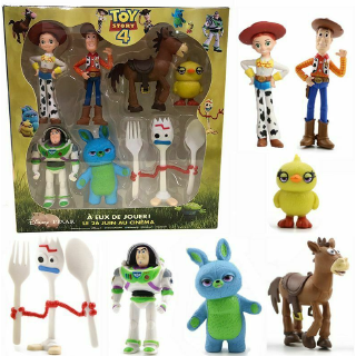 Juego De 7 Pzs Mini Figuras De Toy Story Woody Buzz Lightyear Jessie Bulleye Juguetes De Regalo