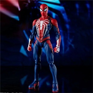 15cm Marvel Figure SHF SHF S.H.Figuarts For PS4 Game Spiderman advanced suit child toy Xmas gift (1)