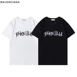 original hot sale 2021 balenciaga simple letra bordado casual manga corta camiseta unisex