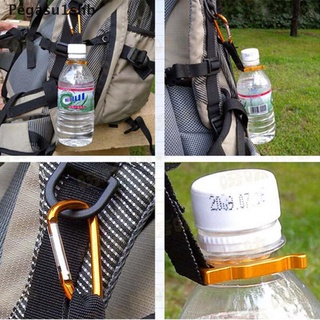 [pegasu1shb] 2 mosquetón botella de agua hebilla gancho soporte clip camping senderismo viaje caliente