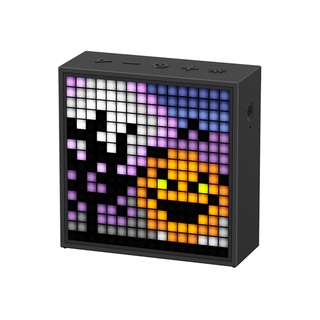 Bocina Portátil divoom Timebox Evo Bluetooth con reloj De alarma programable pantalla Led Para regalo De pixeles arte decreción