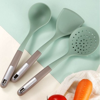 BIEWALD Tableware Cooking Tools Kitchenware Soup Spoon Kitchen Utensils Scoop Cookware Shovel Silicone Heat Resistant Non-stick Spatula (8)