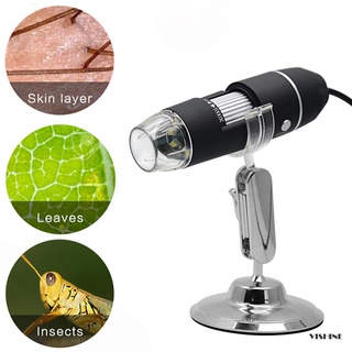 USB Digital Microscope 1000X Magnification 8 LED USB Electronic Endoscope Magnifier