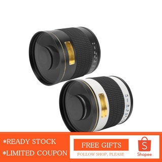 Alwaysonline lente de espejo teleobjetivo de 500 mm F con anillo adaptador para cámara de montaje Olympus M4/3