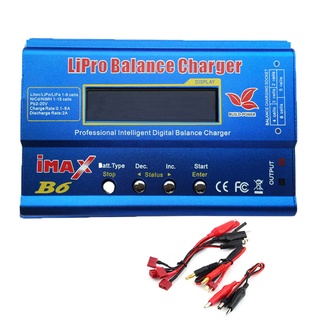 imax b6 pantalla lcd digital rc lipo nimh batería balance cargador multifunción