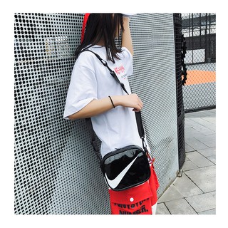 『Fp•Bag』 joven Nike bolso de hombro hombres y mujeres bolsa de mensajero 2020 nuevo ocio al aire libre bolsa de teléfono móvil de alta calidad impermeable Sling Bag Beg Selempang kalis air (3)