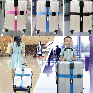 Correa De maleta De viaje ajustable Nylon con contraseña De 3 Dígitos con cierre candado (4)