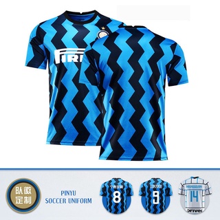 unisex tops jersey de fútbol inter milan camiseta de fútbol jersey más el tamaño de la camiseta de alta calidad regalo lukaku erickson