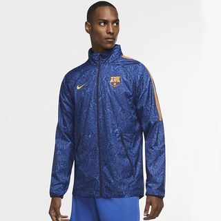 Barcelona football jacket casual breathable hooded jacket