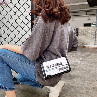 Ms estilo coreano Crossbody único bolso de hombro PU bolso con cadena para mujeres niñas (6)