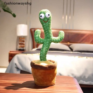 [Fashionwayshg] Cactus Peluche Juguetes Electrónicos Baile Cantando Y Bailando [Caliente]