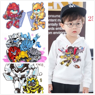 Transformers manga larga niños niños moda prendas de abrigo sudaderas Casual bebé Bumblebee de dibujos animados película Tops