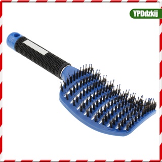 Styling Paddle Detangling Hair Brush Vented Nylon Bristle Pin Hairbrush Comb (4)