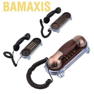 BAMAX teléfono antiguo Retro montado en la pared teléfono fijo moda para el hogar Hotel (2)