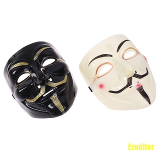 Eruditer V For Vendetta Anonymous mascarilla Guy Fawkes Halloween mascaras (7)