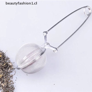 [new] Stainless Steel Spoon Tea Ball Infuser Filter Squeeze Leaves Herb Mesh Strainer [beautyfashion1] (1)