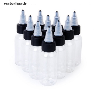 (waterheadr) 1 botella de plástico vacía de 30 ml 1oz con tapa de twist para pigmento de tinta de tatuaje en venta