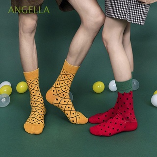 angella colorido 3d unisex calcetines largos calcetines casual de dibujos animados divertidos huevos de frutas pareja calcetines