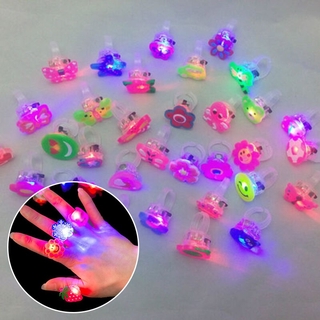Anillos de dedo luminosos LED/luz colorida/anillo de fiesta/ Gadgets/juguete inteligente para niños/juguete divertido