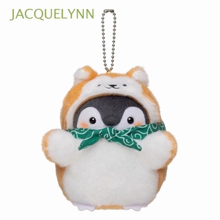 jacquelynn lindo cosplay koki colgante de energía positiva llavero pingüino peluche 8 cm regalo de vacaciones adornos bolsa colgantes juguetes de peluche animales de peluche llavero