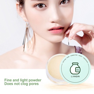 hua control de aceite de polvo suelto ajuste duradero maquillaje impermeable corrector cosmético (7)