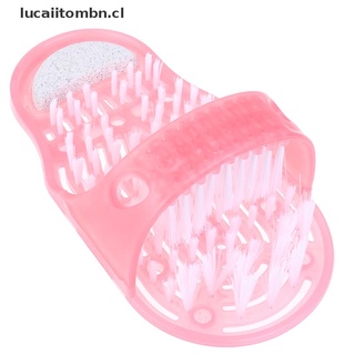 YANG 1pc Plastic Remove Dead Skin Massage Slipper Foot Scrubber Bath Shoe with Brush .