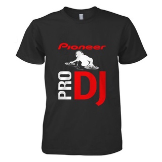 Verano nueva moda Pioneer Pro Dj sistema de música Logo hombres camiseta Gildan día del padre