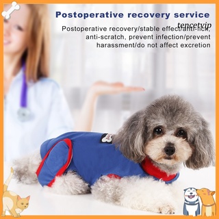 ptimistica-pet traje quirúrgico de cobertura ancha transpirable elástico mascota alternativa traje de recuperación para el tratamiento