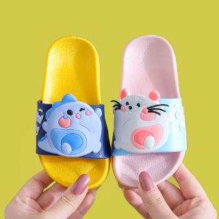 Verano de los niños zapatillas niños y niñas de dibujos animados lindo fondo suave antideslizante niños sandalias y zapatillas