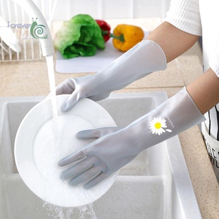 forever20 guantes protectores de lavado de platos impermeables de goma para lavar ropa hogar herramientas de limpieza duradera cocina