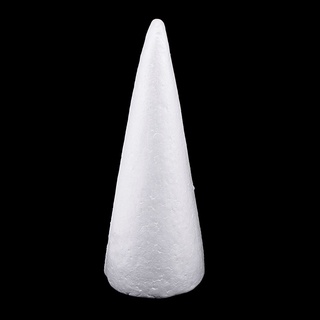 3 x adornos de espuma de poliestireno en forma de cono para manualidades de modelado de bricolaje hechos a mano (7)