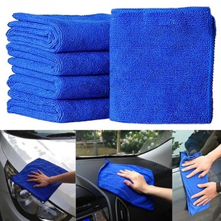 5 unids/1Pcs limpieza de microfibra Auto suave paño de lavado toalla Duster 25*25 cm coche limpieza del hogar toallas de microfibra
