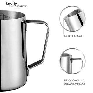 kaciiy jarra de leche de acero inoxidable para café espresso barista craft latte taza cl