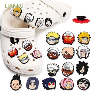 Lianfu impermeable zapatos hebilla niños zapatos accesorios Anime personajes de dibujos animados Naruto Shippuden zapatos hebilla