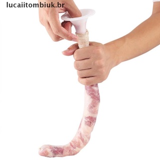 (Luiukhot) 3 piezas molinillo de carne relleno de salchichas tubos de relleno DIY fabricante de salchichas herramientas de cocina [lucaiitombiuk]