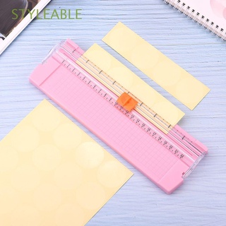 STYLEABLE Portable Paper Cutter Precision Cutting|Paper Trimmer Scrapbooking Office Supplies Lightweight DIY Photo A4/A5 Cutting Card/Multicolor
